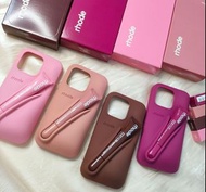 🌟#地球日優惠 Rhode by hailey bieber || Phone case + Lip tint || 唇彩iPhone16promax手機殼硅膠🌟送價值$58鋼化膜 送順豐智能櫃/順豐