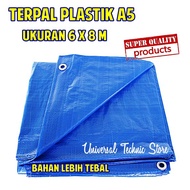 Ready-made Plastic Tarpaulin / Roof Tarpaulin / Car Bed Tarpaulin A5 - 6 x 8 Meters