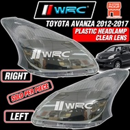 Toyota Avanza 2012 - 2017 Plastic Headlamp Clear Lens ( 1pc )