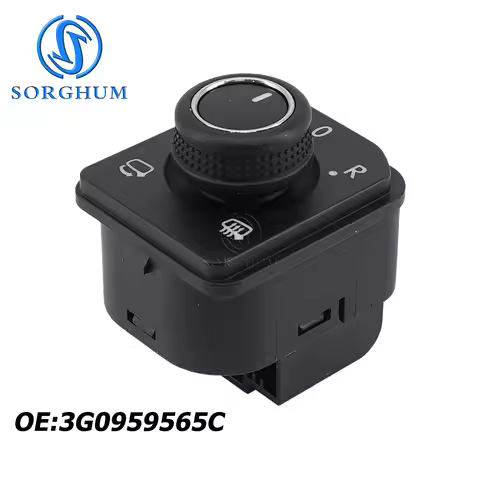 SORGHUM Car Folding Rearview Mirror Control Switch Button For Volkswagen Tiguan Seat Passat 2016 201