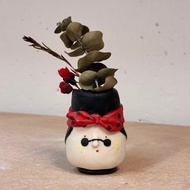 三千根子 白瓷 小花瓶/聖木座