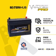 [Installation Provided] Baeri Kereta 105D31L 105D31R | Voltec PRO | Car Battery NX120-7L BateriHub