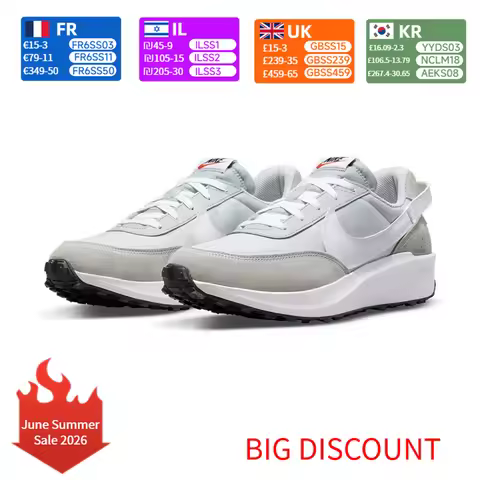 Nike Waffle Debut Unisex Running Shoes Waffle Outsole Cushioning Lightweight Breathable for Daily Tr