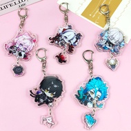 Wuthering Waves Acrylic Game Keychain Cartoon Figure Anime Keyring Backpack Pendant Gifts