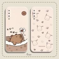 Samsung A7 2018 / A750 / A750F case with socute bear, rabbit and cat print