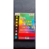ULTRA BRIGHT Short Assorted Colored Paper-10pcs/pack