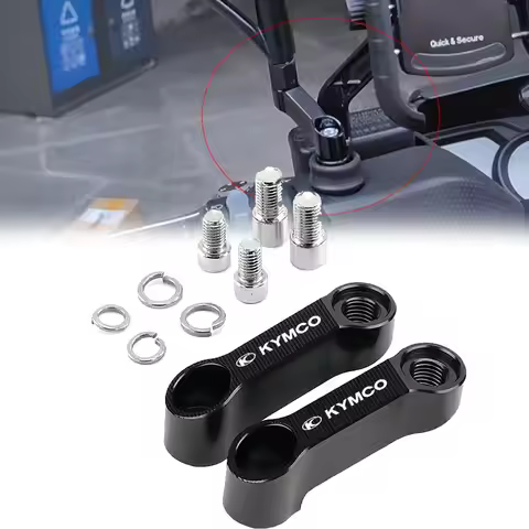 Rearview Mirror Extend Motorcycle Accessories Mirrors Riser Extension Bracket For KYMCO CV3 DTX360 X
