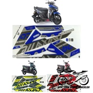 (6) EGO AVANTIZ BODY COVER STICKER STRIPE COVER SET (6) BLUE GREEN RED AVANTIZ 125 YAMAHA AVANTIZ125
