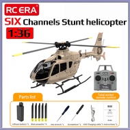ERA C123 RC Helicopter 2.4GHZ 6CH 6-Axis Gyro Optical Flow Altitude Hold 1:36 EC135 Scale Remote Con