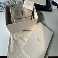 YSL Saint Laurent  NIKI小羊皮迷你手袋 白色