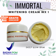 Krim Siang Daily Glow - Immortal Whitening Cream WX1 - Daily Glow Pencerah Wajah BPOM Aman Promil Bumil Busui - Whitening Cream SPF 30 Perlindungan Terhadap Sinar UV Matahari - Skincare -