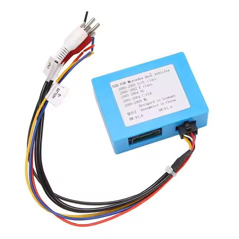 Car D2B Digital Data Optical Fiber Decoder Most Box Car Radio Adapter for Mercedes Benz ML CL SL E C