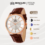 Roscani Carmen 427C Leather Women Watch - Lightweight | Stainless Steel Watch | Casual Watch | Ladies Watch | Jam Tangan