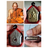 Thai amulet 泰国佛牌 坤平( 龙普济公) (khun paen) copper Takrut Lp maha sila  Wat Pho si saad BE2565