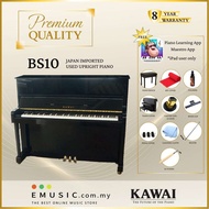 PREMIUM QUALITY Kawai BS10 - Used Acoustic Upright Piano Japan Imported Local Refurbish Recon Piano 