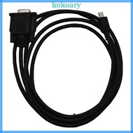 KOK 1 8m Mini USB2 0 Male to RS232 DB9 9 Pin Female Adapter Entension Leads Cable Connector DB9 9pin