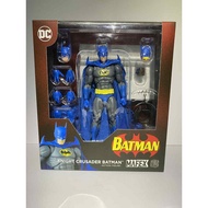 MAFEX Batman - Knight Crusader Batman (Back in Box, Complete Accessories, Replaced Stand)