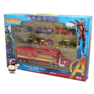 Diecast Mobil Disney Pixar McQueen Set 7Pcs With Truck Alloy Model
