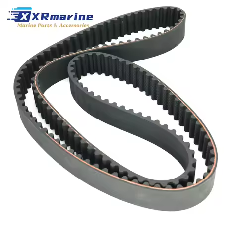 63P-46241 Timing Belt Compatible With Yamaha 4 Stroke 150 HP F150A F150D LF150 Outboard Motor Boat E