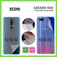 GARSKIN COVER SKIN CARBON XIAOMI REDMI A1 A2 2 3 3S 4 4A 4X 5 5A 5X 6 6A 6X anti-fungal scratch CARB