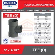 TEE 3 X 2 - 1/2" D JIS RUCIKA 3 X 2 - 1/2