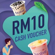 TEALIVE CASH VOUCHER RM10