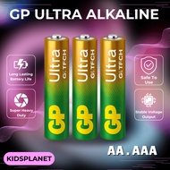 Bateri GP Ultra Alkaline AA & AAA | GP Ultra Alkaline Battery [2Pcs] - Long Lasting & Leak Resistant