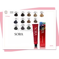 Sora Hair Color Dye Ash Tones 6/11 7/11 8/11 9/11 11/1 8/01 9/01 11/01 9/91 8BP 12/BP 12/88 100ml