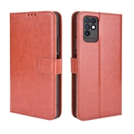 Infinix Note 10 Case PU Leather Stand Holder Infinix Note10 Flip Casing Magnetic Folding Leather