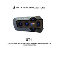 【BLAISE】GT1 Helmet Headset Intercom, for Motorcycles, Bluetooth Hearing Device, Waterproof, Riding A