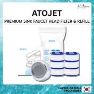 [ATOJET] Premium Washbasin Faucet Filter, SET(Washbasin Faucet Filter+Refill 6EA)