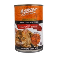 *Ready Stock* MX15 Maxwell 400gm (Salmon in Broth) Cat Canned Food