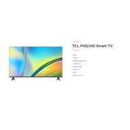 TCL 43INCH 43S5400A S5400A FHD/HD SMART TV ANDROID TV