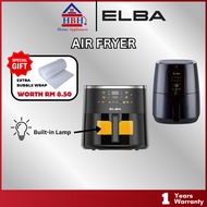 (HOT MODEL) Elba Air Fryer | EAF-J3213D(BK) | EAF-S6214D(BK) | 3.2L | 6.2L | 360° Hot Air Circulatio