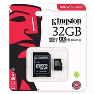 Kingston เมมโมรี่การ์ด 32GB SDHC/SDXC Class 10 UHS-I Micro SD Card with Adapter