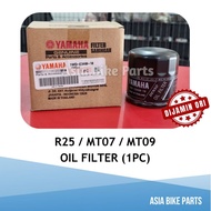 Yamaha Original R25 / MT07 / MT09 Oil Filter - 1WD-E3440-10