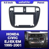 WeBetter 9.0นิ้ว2 Din วิทยุติดรถยนต์ปรับแต่งแผงป้าย/กรอบ/แผงสำหรับ Honda Civic EJ /Ek/EM 1995-2001