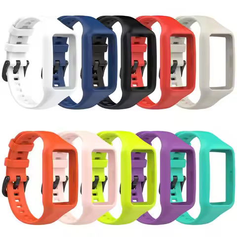 Soft Bracelet SmartWatch Strap+Case Replacement Bracelet Silicone For Huawei Band 6 Honor Band 6
