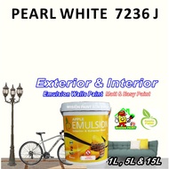 7236 J (CHI) P.WHITE ( 5L ) APPLE EMULSION INTERIOR & EXTERIOR PAINT / FUNGUS