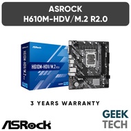 ASROCK H610M-HDV/M.2 R2.0 mATX Motherboard