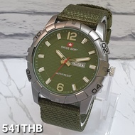 Jam tangan Pria SWISS ARMY SA541 Tali Canvas (Kain) -Jam tangan Merek Terbaik Original Quality Water