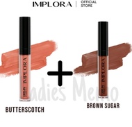 OMBRE IMPLORA LIPCREAM NO 9+12 /OMBRE VIRAL TIKTOK IMPLORA LIPCREAM BUTTERSCOTCH +BROWN SUGAR /PAKET