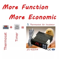 Timer 220VAC Digital Temperature Controller Thermostat With Timer