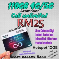 ( NO VIP) BEONE PREPAID RM 25 130GB SEBULAN CALL UNLIMITED BOLEH KEKAL NOMBOR DARI CELCOM DIGI DAN L