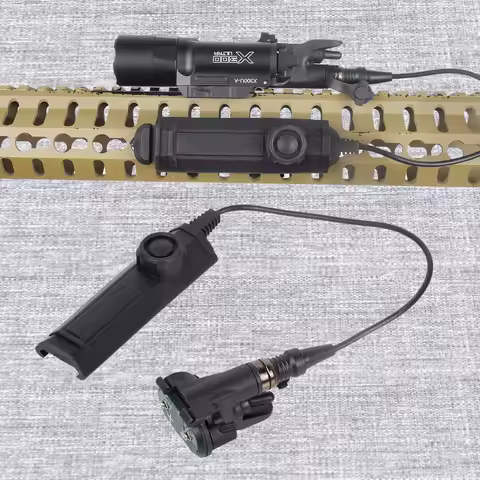 Tactical SureFire X300 X400 Remote Dual Function Switch Flashlight Constant/Momentary Pressure Contr
