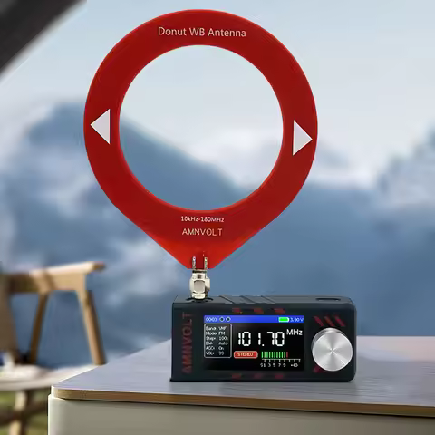 SI4732 0.5-108mhz LSB USB AM FM FM/AM Radio 1.9inch IPS Screen Mini Pocket Radio HF SW MW VHF Radio 
