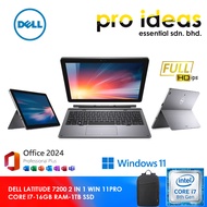 DELL Latitude 7200 2-in-1 Business Laptop | DETACHABLE | CORE i5 and i7 | WIN 11 Pro