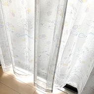 Sanrio SB-602-S SB-602-S UV Protection Lace Curtain Width 59.1 x Length 69.3 inches (150 x 176 cm): 
