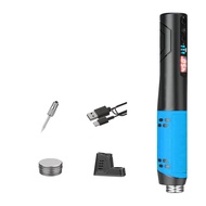 KJ57K การทำความร้อนอย่างรวดเร็ว ชุดหัวแร้งไร้สาย ปรับอุณหภูมิได้200-450 ℃ จอแสดงผลดิจิตอล LED ปากกาห