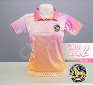 Chico Men's And Women's Candy2 Pink Orange Polo Shirt (optional Brand)Songkran Shirt